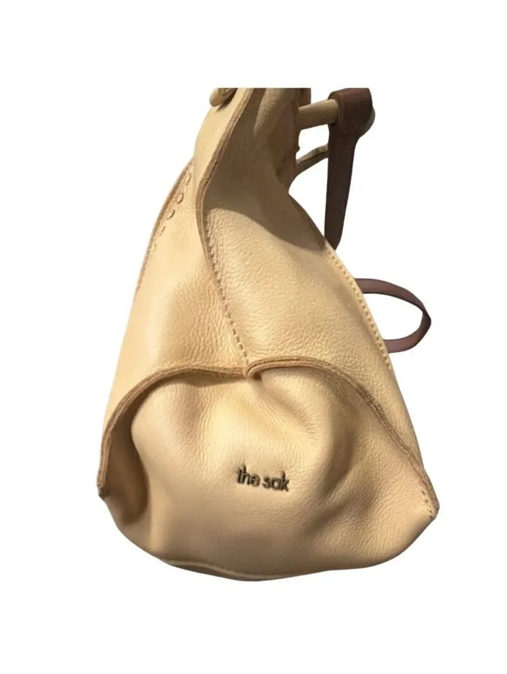 The Sak Los Feliz Large Leather Tote Bag Roomy Lined Shoulder Purse